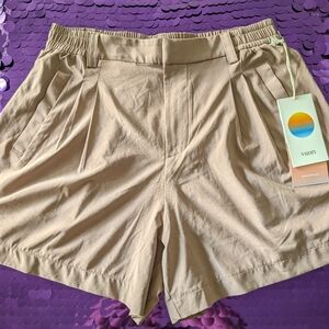 Vuori Villa Trouser Shorts - Zion Rose Small